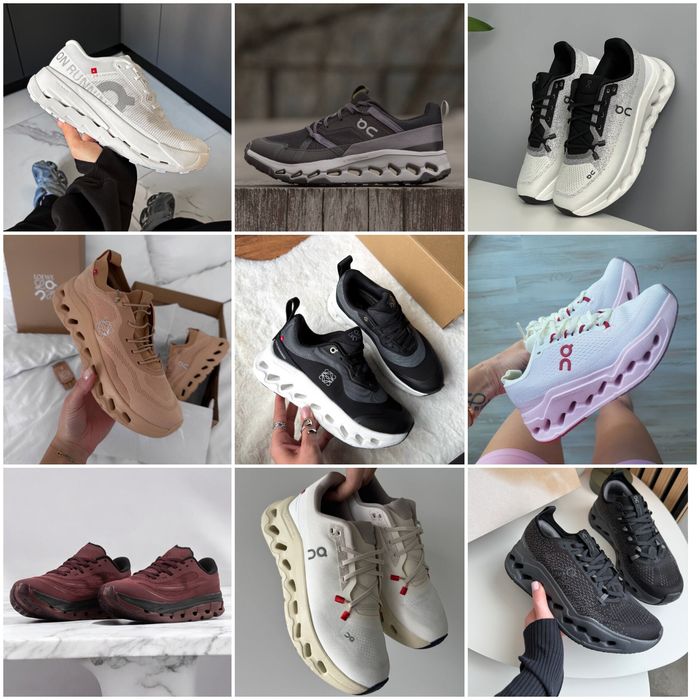 р36-45 Кросівки ON Running Cloudtilt Cloudsolo Cloudflow Cloudsurfer Cloudmonster