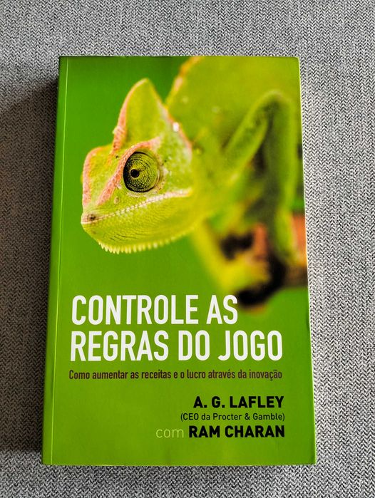 Livro "Controle as regras do jogo" de A.G. Lafley & Ram Charan