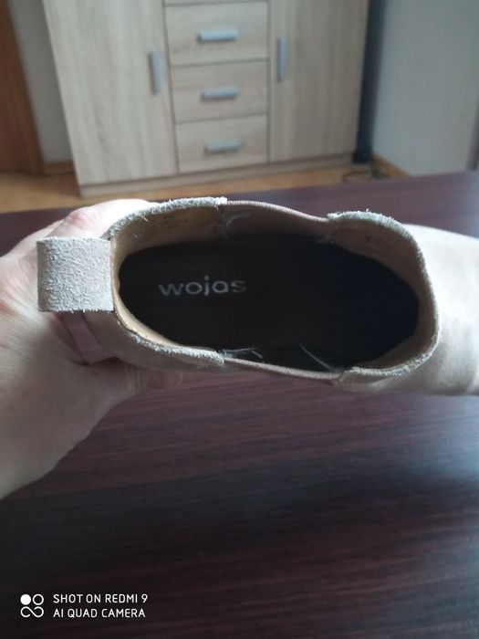 Wojas skórzane botki