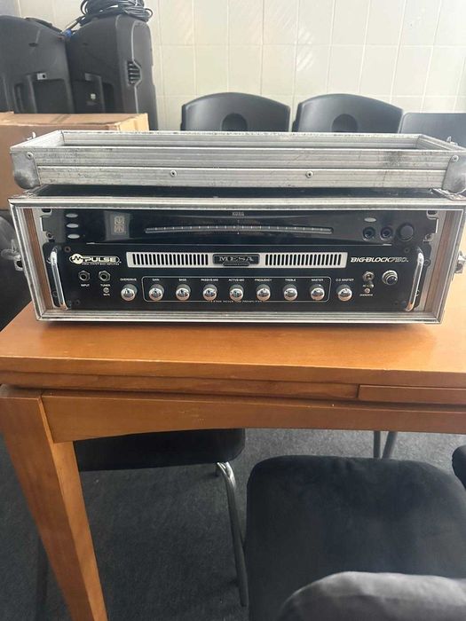 Mesa Boogie Big Block 750 – Rack Profissional Completa c/ Afinador Korg | Setup de Palco/Estúdio