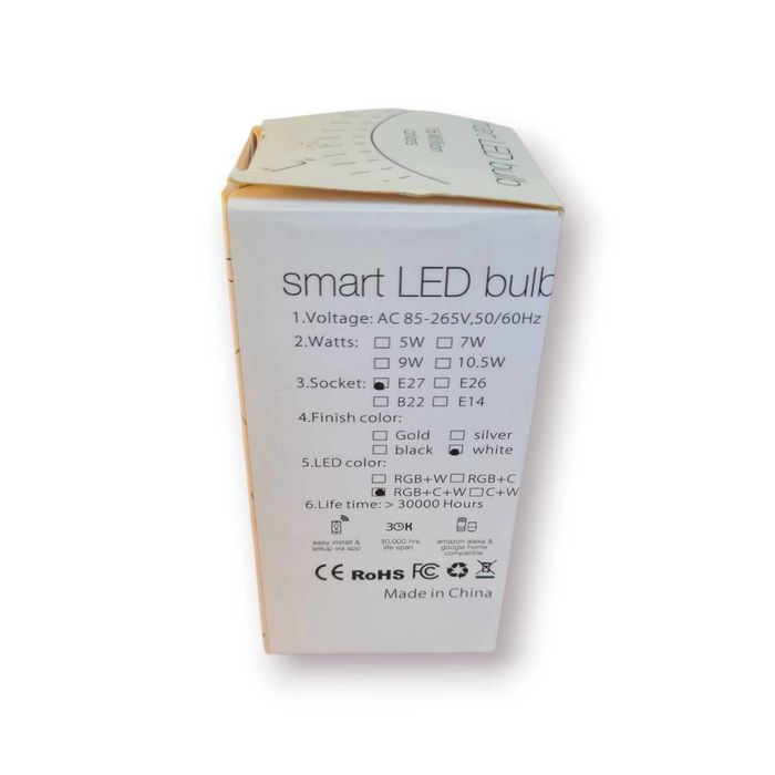 Smart LED Bulb SMARTIFY – 16 Milhões de Cores