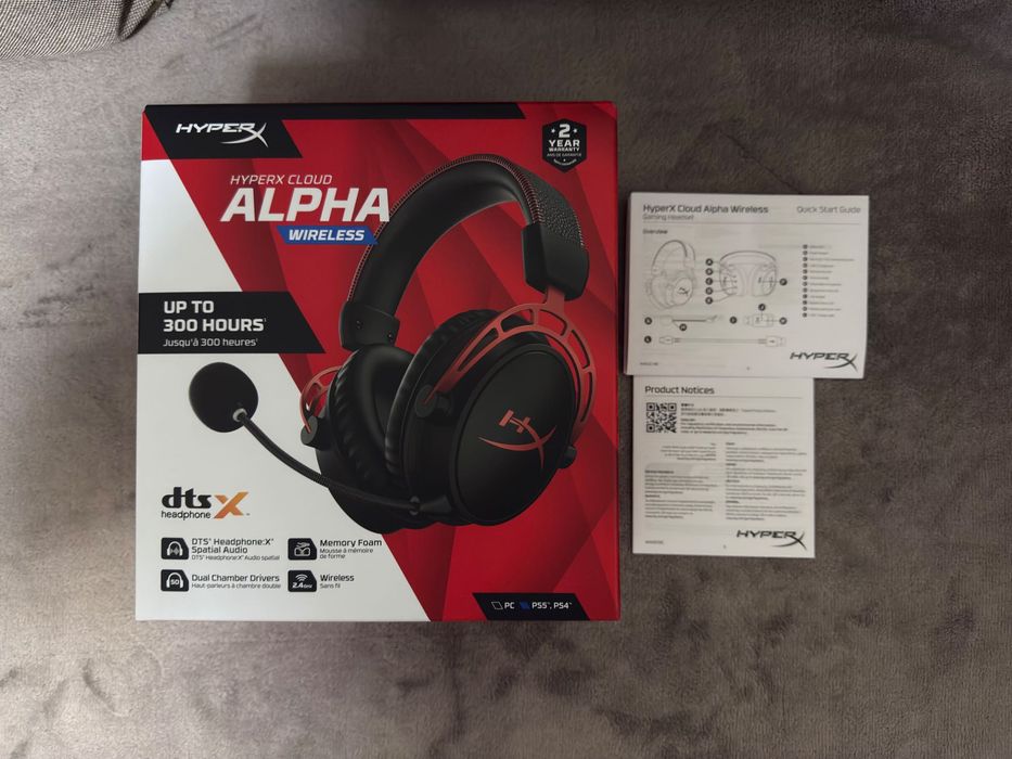 HyperX Cloud Alpha Wireless Игровые беспроводные наушники
