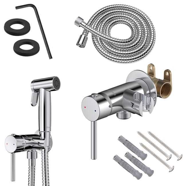 Kit de higiene de banho parede cromado Sensea Icone