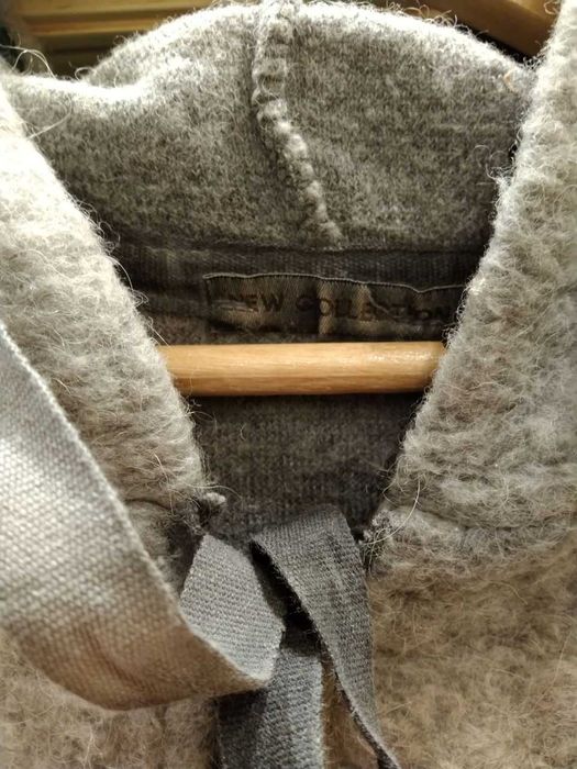 Италия. кардиган. худи. пальто с капюшоном оверсайз