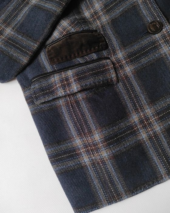 Вовняний піджак в клітинку Peter Hahn/жакет