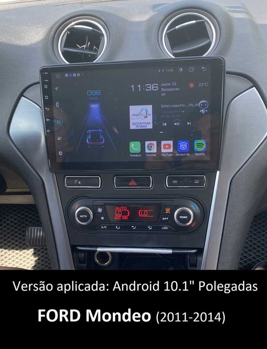 (NOVO) Rádio 2DIN • FORD • Mondeo MK4 (2007 a 2014) • Android 4+64GB