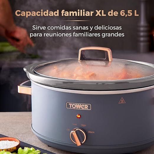 Panela Elétrica Slow Cooker Tower Cavaletto 6,5 L (Nova/selada)