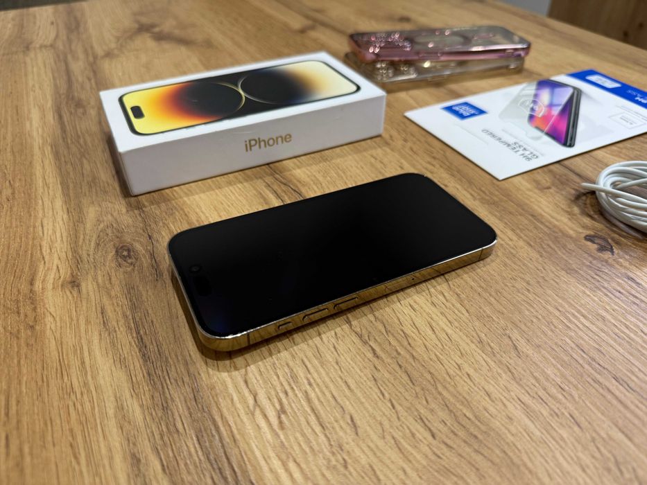 Okazja!!! Iphone 14 Pro - Złoty Super Stan! Gwarancja! Polecam!