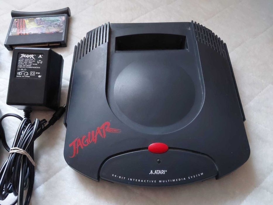 ATARI Jaguar zestaw: konsola, pad, zasilacz, gra