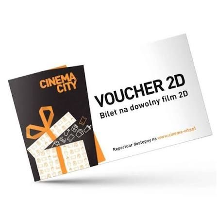 Voucher na na dowolny seans 2D w kinach Cinema City w całej Polsce. 
Kody ważne są do 1 września bieżącego roku można zrealizować zarówno onli