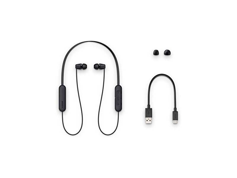 Бездротові навушники Sony WI-C200 Black (WIC200B.CE7)
