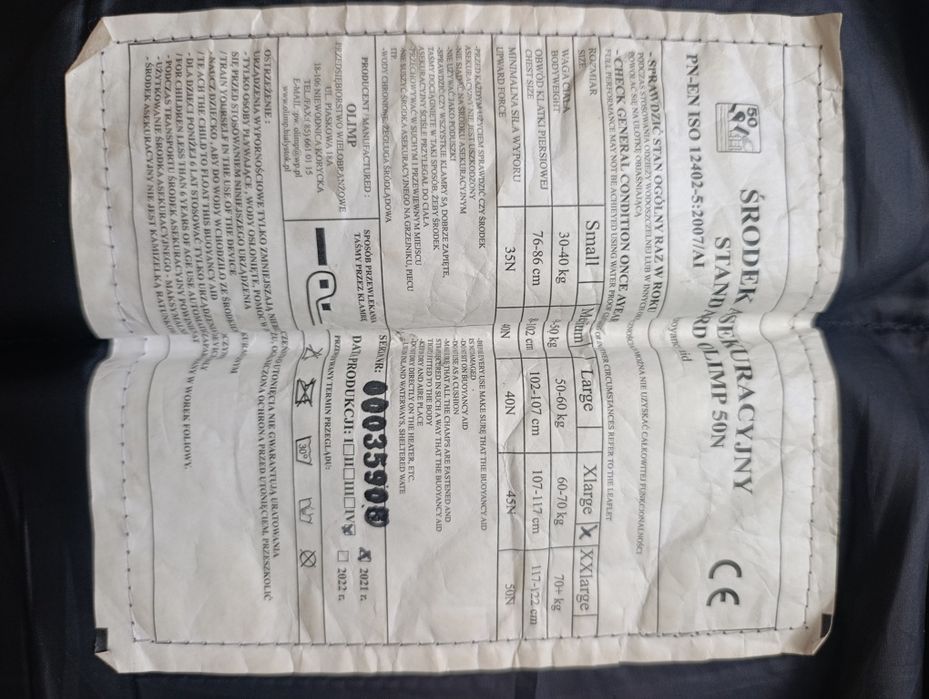 Kamizelka asekuracyjna moro