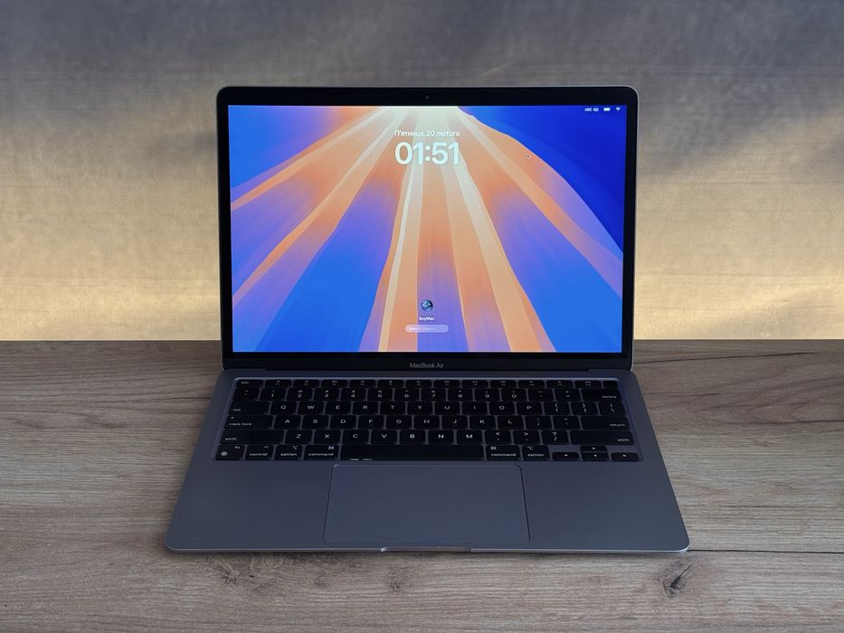Гарний Macbook Air 13 M1 8/256 ГБ Space Gray Гарантія 30 днів #148