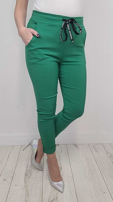10 KOLORÓW Cygaretki S-XXL eleganckie spodnie damskie