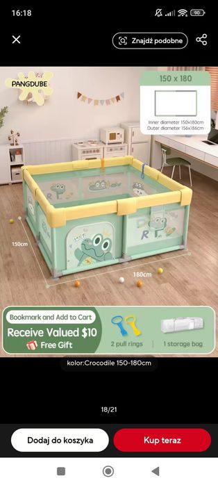 Sprzedam Kojec 150x180