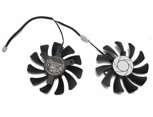 Wentylatory do Msi GTX 1650 SUPER 1050, 1050 Ti HA8010H12F 75mm PC GPU