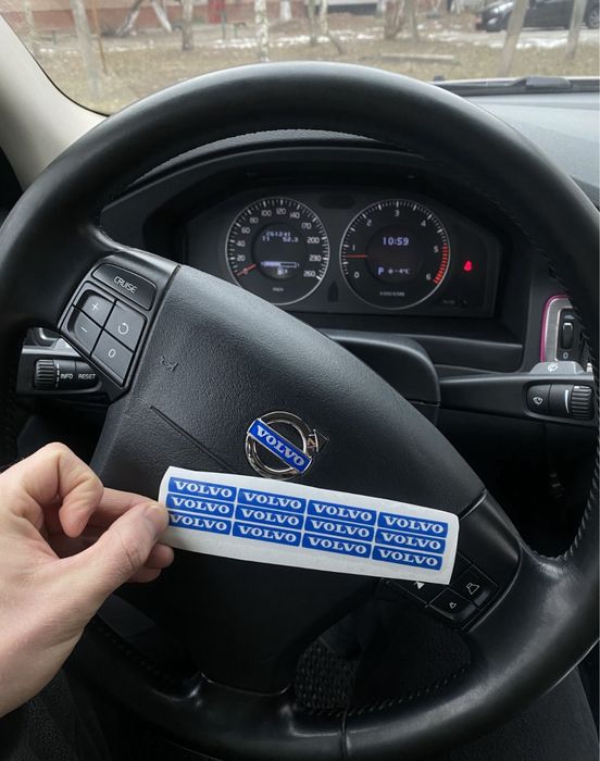 Емблема Volvo логотип вольво значок на руль Volvo s80 xc70 v70 s60: 240 ...