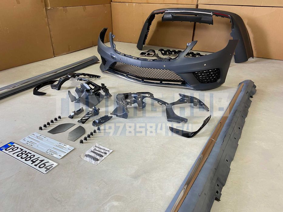 обвес Mercedes S-Class W222 2013-2017 S63 AMG бампер мерседес 63 амг