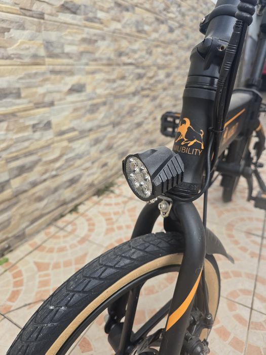 A bicicleta elétrica dobravel