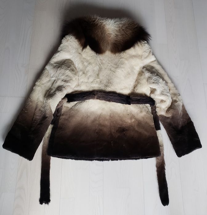 Шуба полушубок з натурального хутра