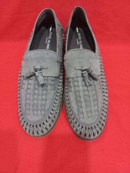 Кожаные туфли мокасины  Индия  45 размер