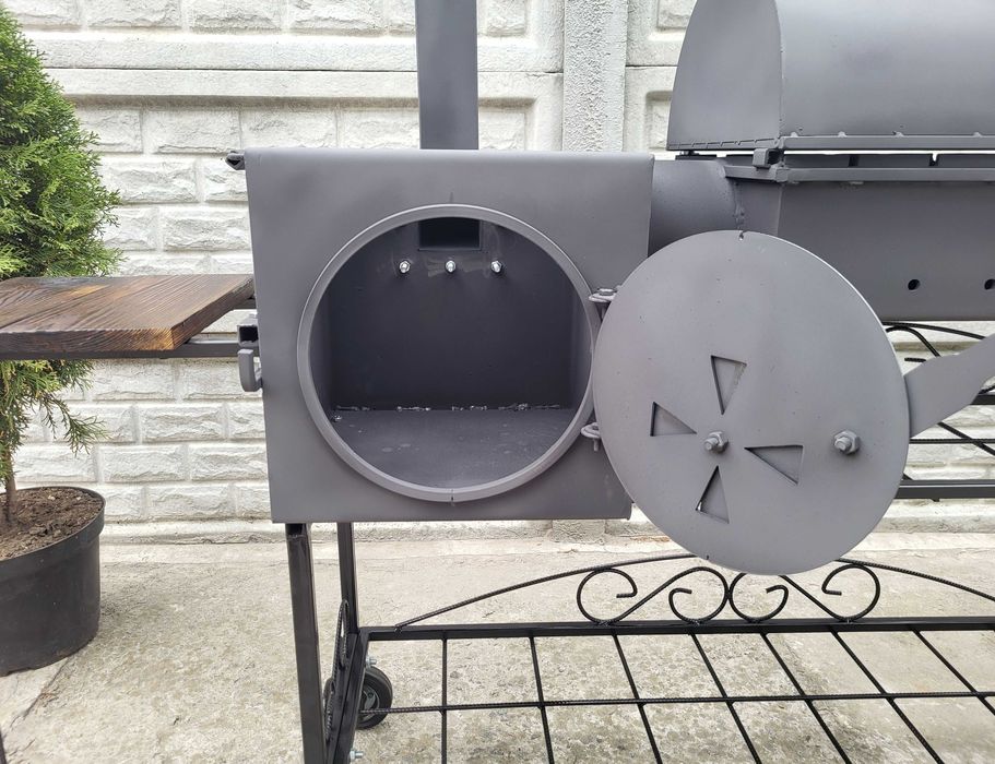 ГАРАНТИЯ! -17%! 3/5 мм! Мангал Барбекю / Коптильня / Печь под Казан