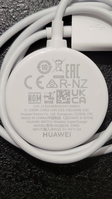 Ładowarka indukcyjna do zegarków Huawei CW03 oryginalna sprawna