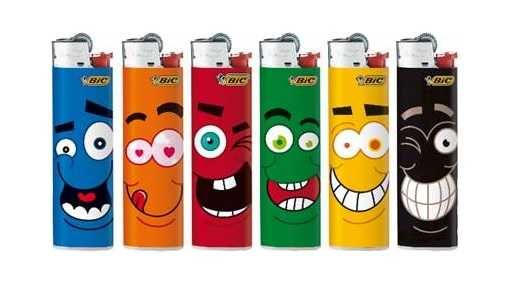 Зажигалки BIC J23 Позитив Smile Зажигалка