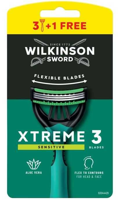 Набір бритв чол. Wilkinson Xtreme3 Sensitive Comfort (4 шт.) Є гурт!!!