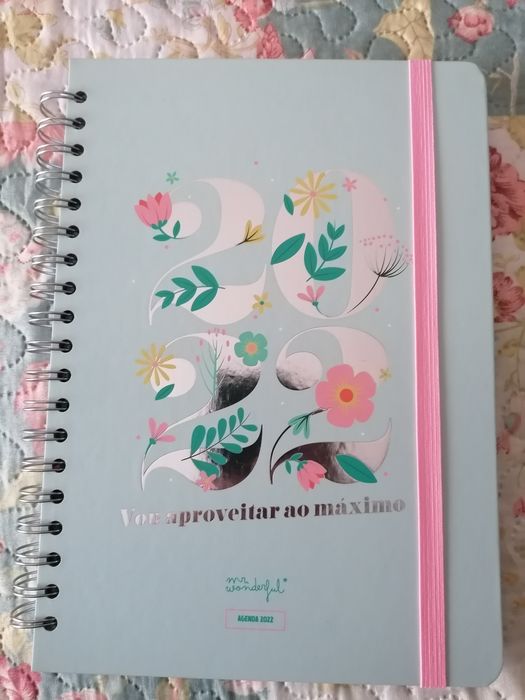Agenda office 2022 Semanal Grande - Vou aproveitar - Mr wonderful