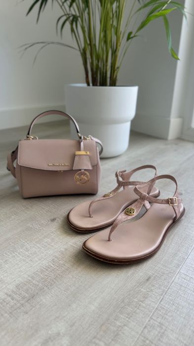 Michael Kors mini cross-body soft pink