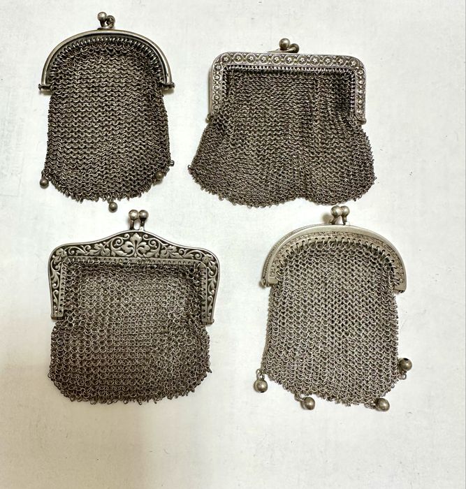 Серебро Кошельки 1800-1930 годы