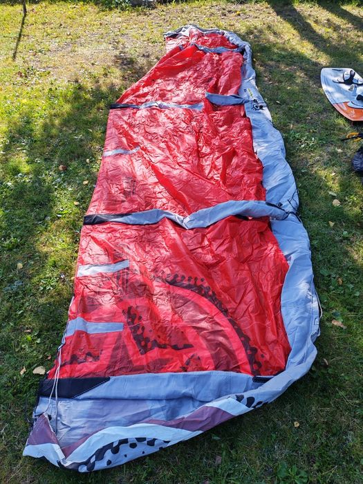 Zestaw do kitesurfingu cabrina 9m bar pompka deska
