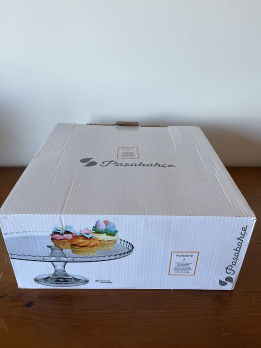 Prato alto para bolos 32cm