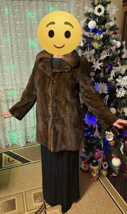 Шуба норкова 85 см