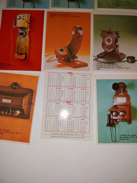 Coleção Telefones - Calendários Antigos