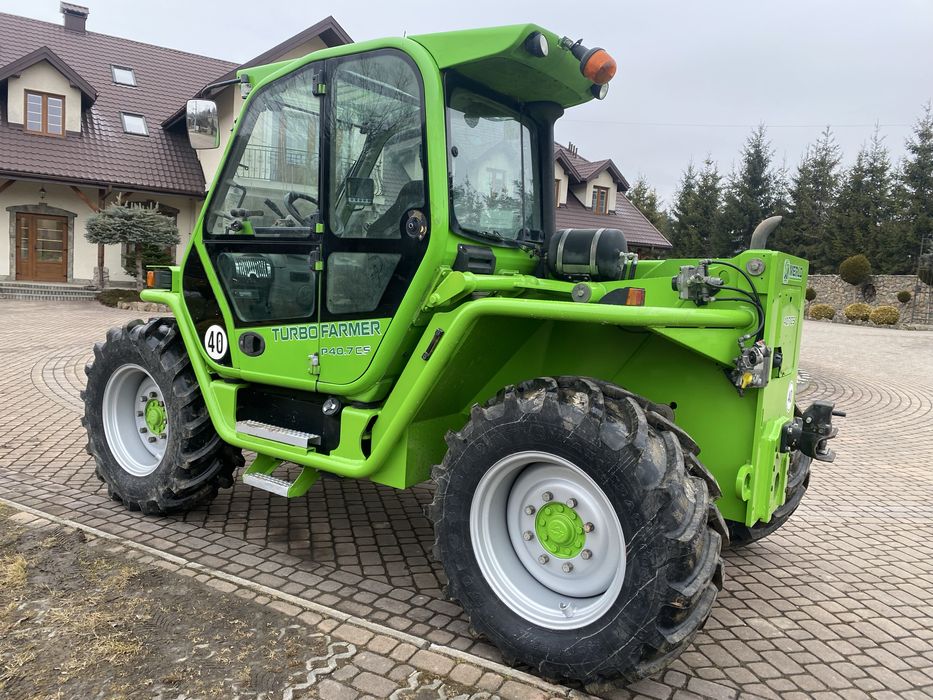 Merlo Turbofarmer 40.7 CS świeżo spr z Niemiec 2013 r pneumatyka klima