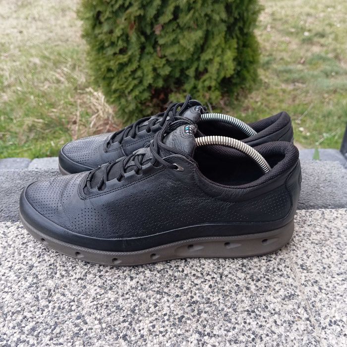 Ecco O2 Cool Gtx Membrana Gore-Tex Yak Leather Skórzane Sportowe Sneakersy Rozmiar 43
