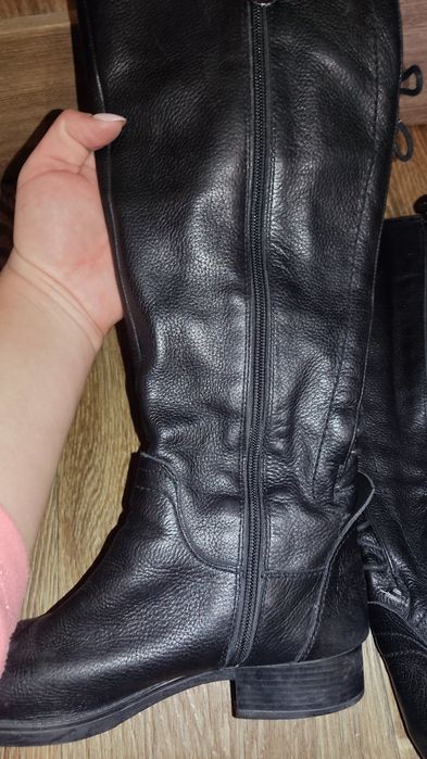 Шкіряні жіночі чоботи Geox 39 розмір 25,5 см