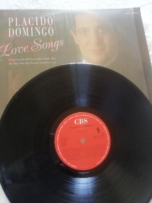 Disco Lp 33 rpm Love Songs Plácido Domingo
