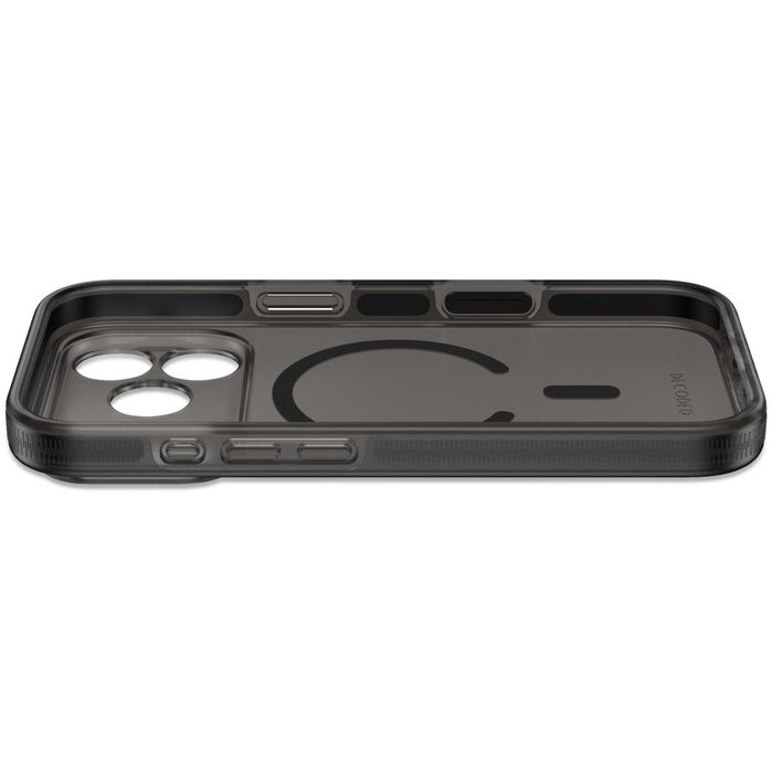 Decoded droptec transparent backcover - etui do iphone 18 pro max / 17 pro max kompatybilne z magsafe (frosted czarny)