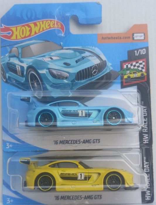 Conj 2 Hot wheels 16 Mercedes-AMG GT3