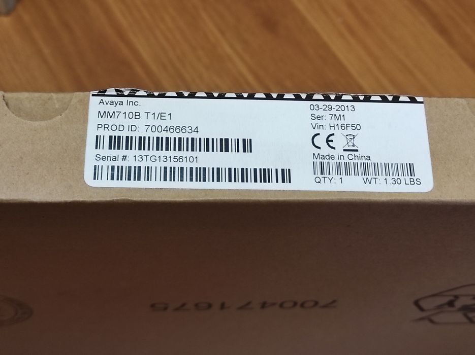 Модуль Avaya MM710B E1/T1 MEDIA MODULE