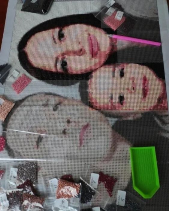 Алмазна мозайка по фото, алмазна мозаїка оптом (готові сюжети)