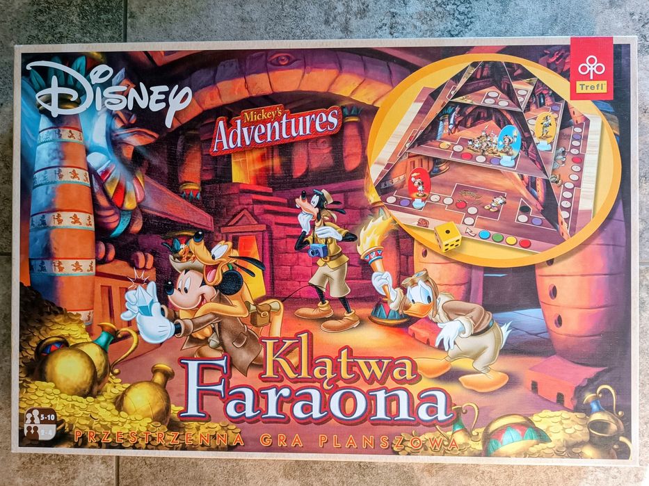 Gra Planszowa Klątwa Faraona Disney Trefl