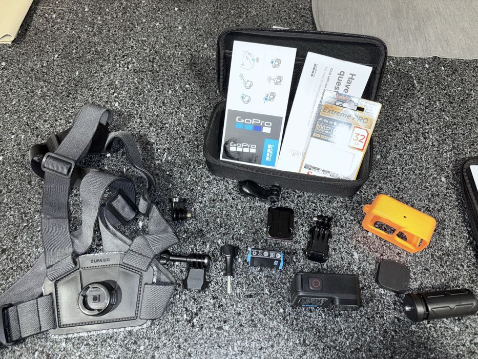 GoPro Hero 10 + Acessórios + Estabilizador Hohem iSteady Pro 4