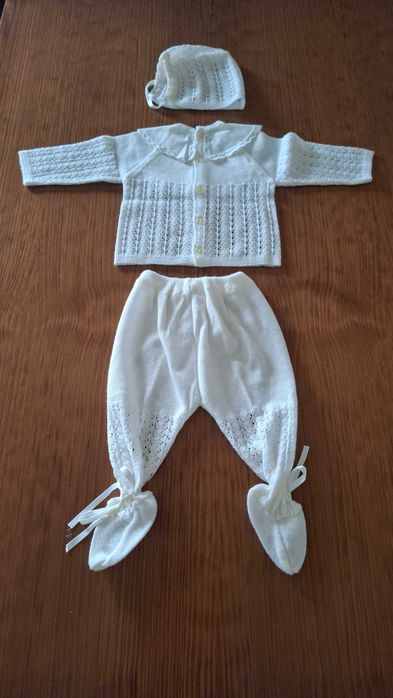 Conjunto Roupa de Bebê Bordado