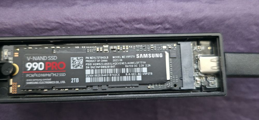 Dysk SSD NvMe M.2 Samsung 990 PRO 2TB