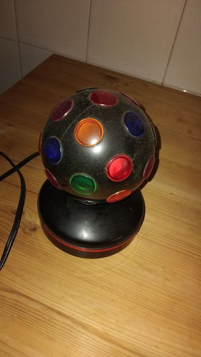 Bola giratória as cores