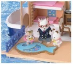 Sylvanian Families, statek wycieczkowy,z figurką, sylvanian family